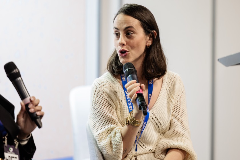Gabi in a fireside chat at Online Retailer 2025